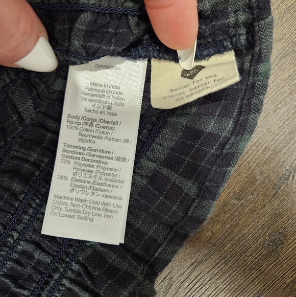 Madewell Plaid Puff Sleeve Top - Size S - Picture 10 of 15